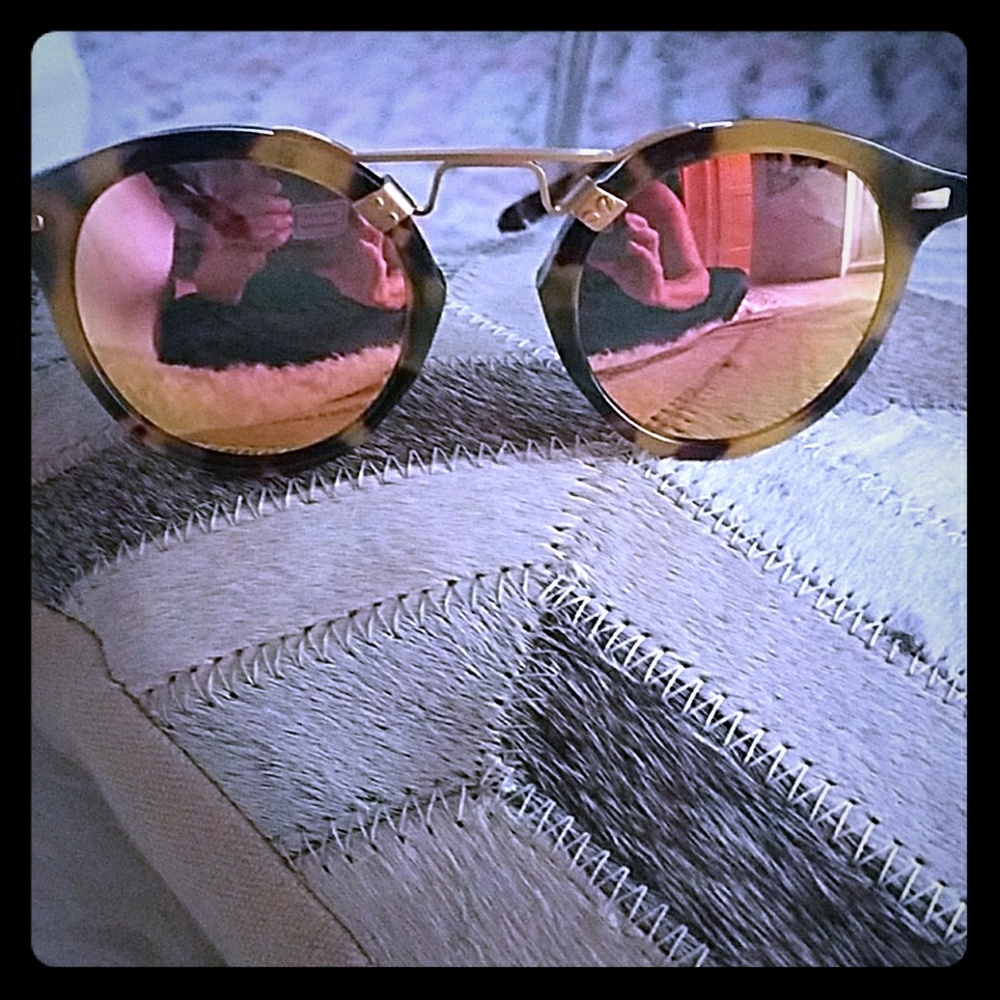 Krewe sunglass 24 karat gold